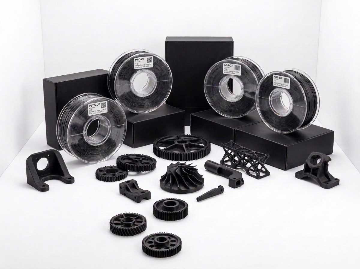 Technisches Filament - Carbon Fiber und High-Temp Materialien